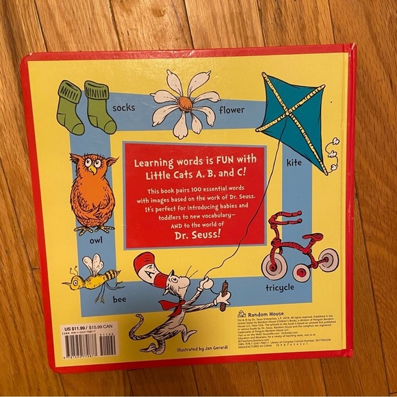 💥5/$25 Dr. Suess’s 100 first words baby book - Picture 5 of 6